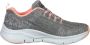 Skechers Arch Fit Comfy Wave 149414 GYPK Vrouwen Grijs Sneakers - Thumbnail 41