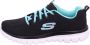 Skechers Sport Dames GRACEFUL GET CONNECTED Sneakers Dames Zwart - Thumbnail 2