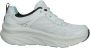 Skechers D'Lux Walker dames sneaker Wit zwart - Thumbnail 13