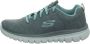 Skechers Graceful-Twisted Fortune Grijs-Mint Dames Sneakers - Thumbnail 5