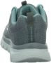 Skechers Graceful-Twisted Fortune Grijs-Mint Dames Sneakers - Thumbnail 6