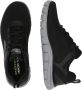 Skechers Track-Broader 232698-BKCC Mannen Zwart Sneakers Sportschoenen - Thumbnail 11