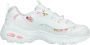 Skechers D'Lites-Blooming Fields 149794-WMLT Vrouwen Wit Sneakers - Thumbnail 6