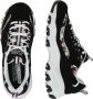 Skechers D'Lites-Blooming Fields 149794-BKMT Vrouwen Zwart Sneakers - Thumbnail 3