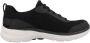 Skechers Go Walk 6 Bold Knight 216204-BLK Mannen Zwart Sneakers Sportschoenen - Thumbnail 6