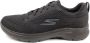 Skechers Go Walk 6 Avalo 216209-BBK Mannen Zwart Sneakers - Thumbnail 10