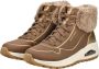 Skechers Sportieve winterlaars met glanzende afwerking Brown Dames - Thumbnail 12