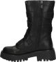 Steve Madden Devlin chunky leren bikerboots zwart - Thumbnail 5