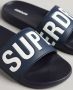 Superdry Code Core Pool Slippers Blauw Vrouw - Thumbnail 3