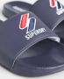 Superdry Sport Core Pool Slide badslipper donkerblauw - Thumbnail 5