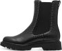 Tamaris Chelsea-boots blokhak enkellaars bikerboots bezet met glanzende studs - Thumbnail 5