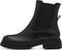 Tamaris Chelsea-boots blokhak combat boots enkellaars met stretch-inzet - Thumbnail 7