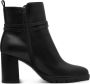 Tamaris Laarsjes blokhak business schoen ankleboots met decoratieve band - Thumbnail 6