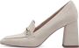 Tamaris Beige Suède Pump met Gouden Detail Beige Dames - Thumbnail 22