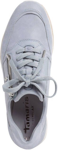 ECCO Street Court Sneakers wit Leer Dames - Foto 5