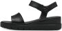 Tamaris Zwarte Casual Open Platte Sandalen Black Dames - Thumbnail 14