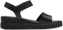 Tamaris Zwarte Casual Open Platte Sandalen Black Dames - Thumbnail 15