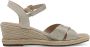 Tamaris Gouden Glitter Sandalette Sleehak Multicolor Dames - Thumbnail 13