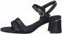 Tamaris Zwarte elegante open sandalen Zwart Dames - Thumbnail 14