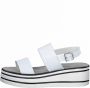 Tamaris Elegante witte platte sandalen voor vrouwen White Dames - Thumbnail 9