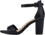 Tamaris Zwarte Leren Hoge Hak Sandalen Black Dames - Thumbnail 63