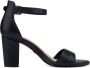 Tamaris Zwarte Leren Hoge Hak Sandalen Black Dames - Thumbnail 83