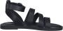 Tamaris Zwarte Casual Open Platte Sandalen Black Dames - Thumbnail 9