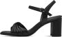 Tamaris Zwarte Elegante Open Platte Sandalen Black Dames - Thumbnail 11