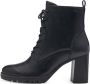 Tamaris ESSENTIALS -Dames Lace Boot Heel-Tamaris Vegan-zwart - Thumbnail 5