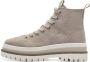 Tamaris Stijlvolle Veterschoenen Beige Dames - Thumbnail 11