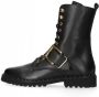 Tango Bee 512 Veterboots Laarzen Met Veters Dames Zwart - Thumbnail 4