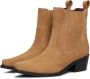 Tommy Hilfiger Beige Suède Cowboy Laarzen Beige Dames - Thumbnail 20