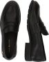 Tommy Hilfiger Zwarte Leren Loafers Slip On Stijl Black Dames - Thumbnail 12