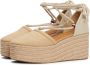 Tommy Hilfiger Beige Closed Toe Flatform Espadrilles Beige Dames - Thumbnail 17