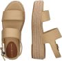 Tommy Hilfiger Beige Mid Wedge Espadrilles Sandal Beige Dames - Thumbnail 21