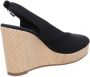 Tommy Hilfiger Sleehaksandaaltjes ICONIC ELENA SLING BACK WEDGE zomerschoen sandaal keilhak met verstelbare gesp - Thumbnail 88