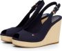 Tommy Hilfiger Sleehaksandaaltjes ICONIC ELENA SLING BACK WEDGE - Thumbnail 12