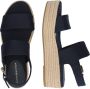 TOMMY HILFIGER Blauwe Espadrilles Mid Wedge Sandal - Thumbnail 13