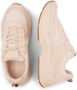 Runner Sneaker Elevated Chunky Runner Lage sneakers Leren Sneaker Dames Roze - Thumbnail 13