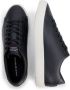 Tommy Hilfiger Zwarte gerecyclede leren logo print lage sneakers Black Heren - Thumbnail 7