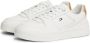 Tommy Hilfiger Essential Basket Sneaker Wit Leer White Dames - Thumbnail 12