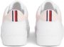 Tommy Hilfiger Witte Whimsy Roze Court Sneakers White Dames - Thumbnail 9