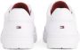 Tommy Hilfiger Witte geperforeerd leren lage sneakers White Heren - Thumbnail 16