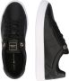 Tommy Hilfiger Sportieve Zwarte Veterschoenen met Contrastdetails Black Dames - Thumbnail 12