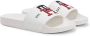 Tommy Hilfiger Borduurwerk Pool Slide Espadrille Core White Heren - Thumbnail 10