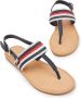 Tommy Hilfiger Sandalen FLAT SANDAL CORPORATE met strepen in tommy-kleuren - Thumbnail 11