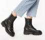 Tommy Hilfiger Monochromatic Lace Up Boot FW0FW05946 BDS Vrouwen Zwart Laarzen Trappers - Thumbnail 13