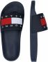 Tommy Hilfiger Tommy Jeans Flag Pool Slide Open Teen blauw - Thumbnail 14