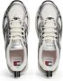 Tommy Hilfiger Metallic Hardloopsneaker Heren Zwart Zilver - Thumbnail 5