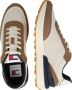 Tommy Jeans Mesh Leren Hardloopschoenen Bruin Brown Heren - Thumbnail 5